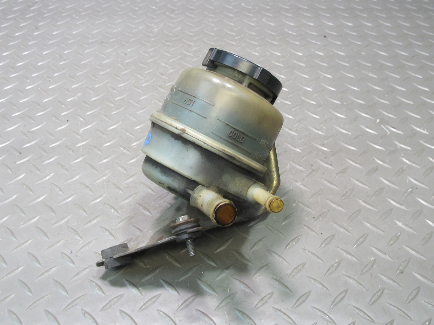 86-92 Toyota Supra MA70L NON Turbo Power Steering Fluid Reservoir w Bracket OEM