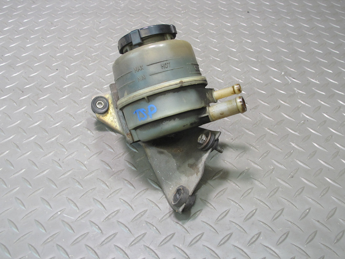 86-92 Toyota Supra MA70L NON Turbo Power Steering Fluid Reservoir w Bracket OEM
