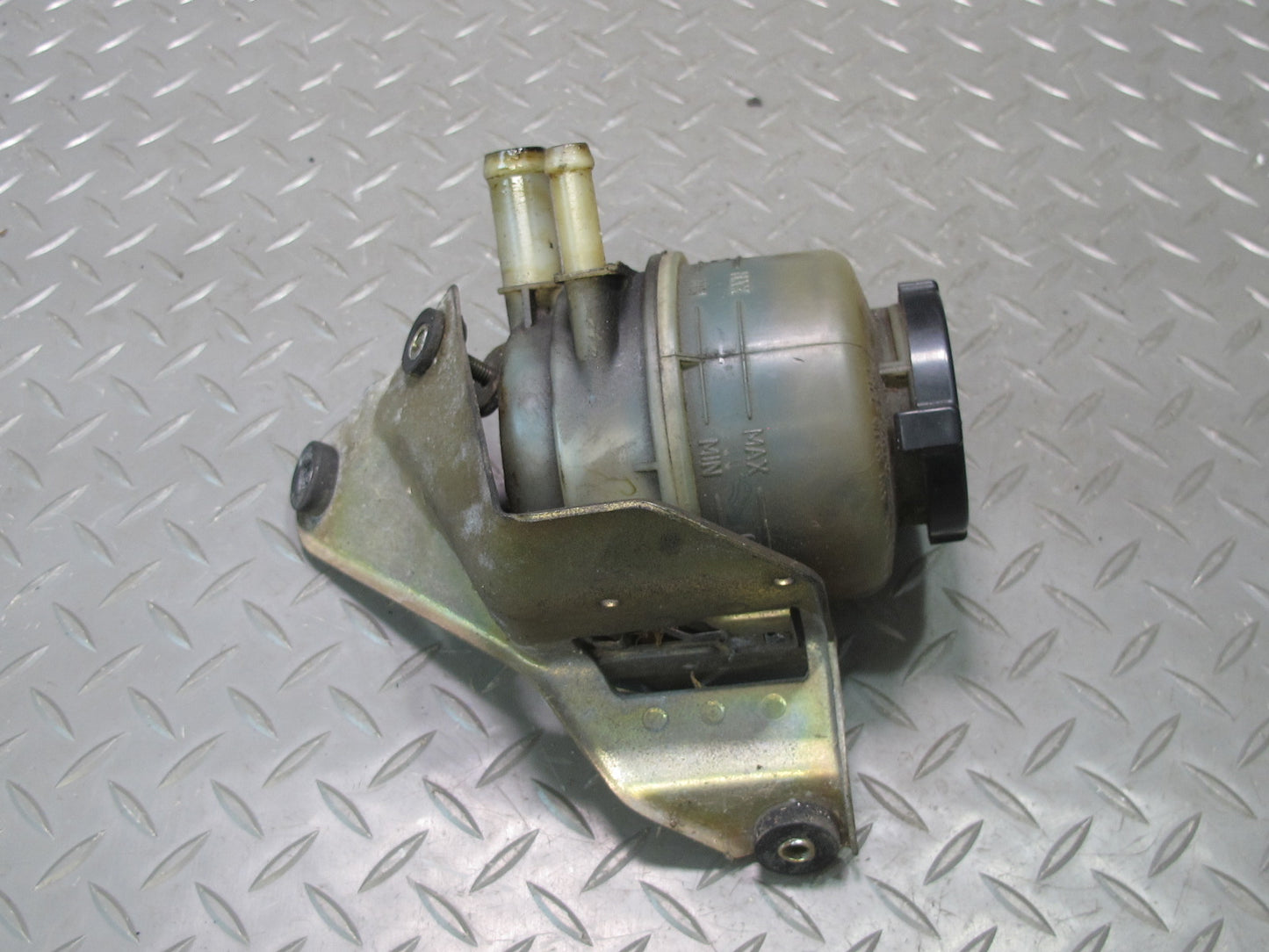 86-92 Toyota Supra MA70L NON Turbo Power Steering Fluid Reservoir w Bracket OEM