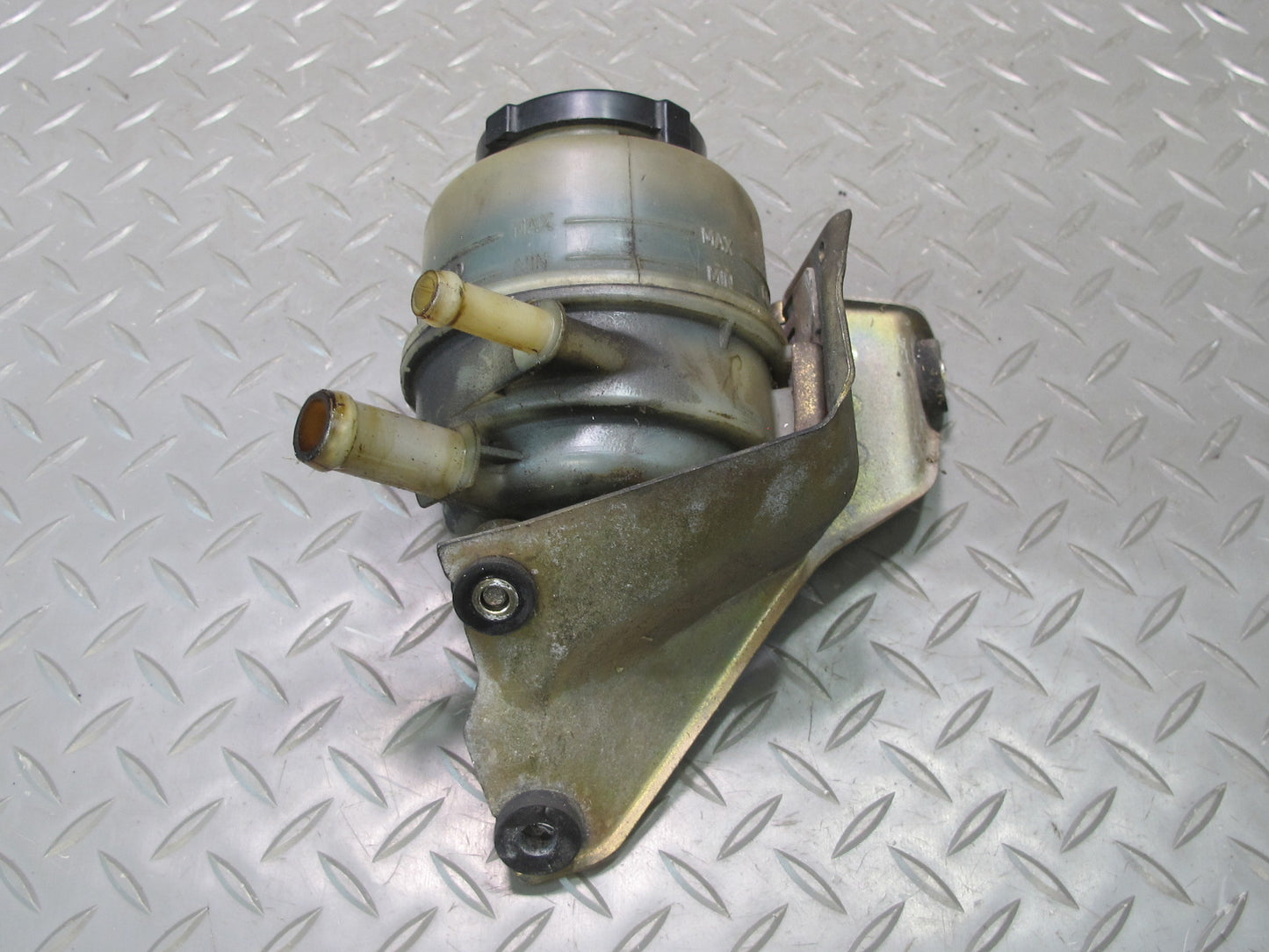 86-92 Toyota Supra MA70L NON Turbo Power Steering Fluid Reservoir w Bracket OEM