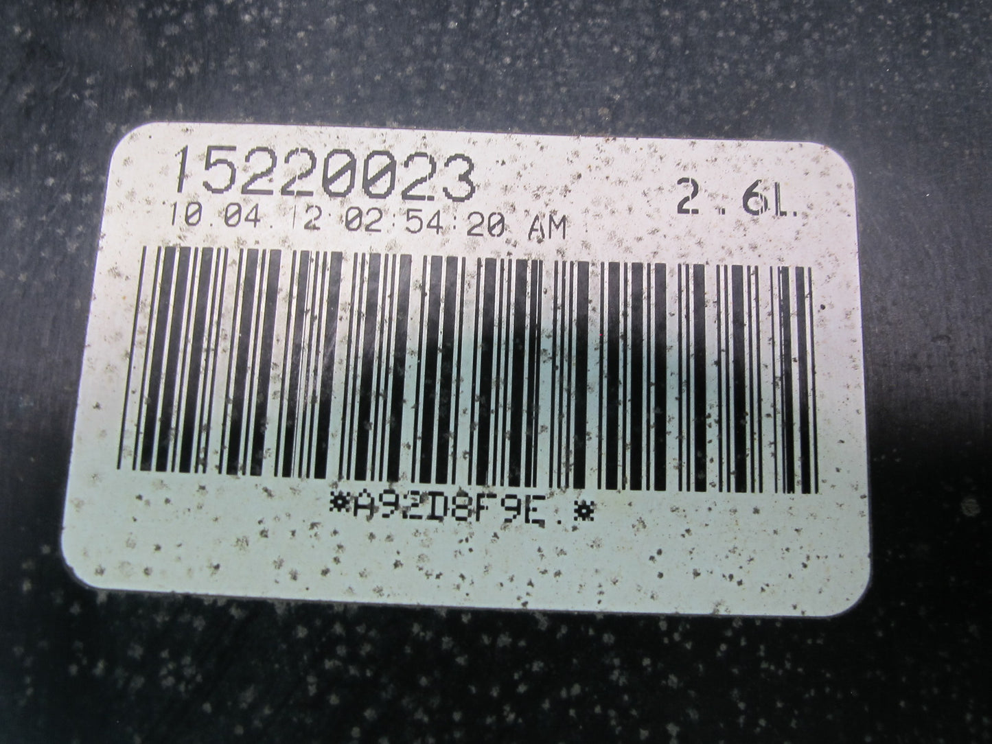 2007-2014 Cadillac Escalade Fuel Evap Vapor Charcoal Canister 15220023