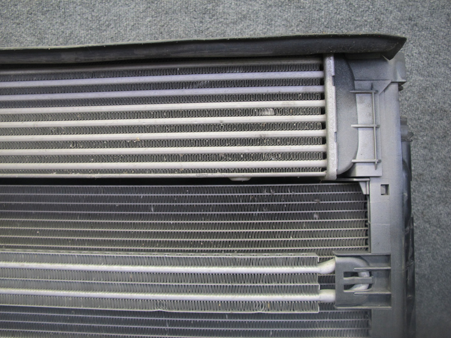 07-13 BMW E90 E93 335i N54 Engine Radiator AC Condenser Intercooler Assy 64K OEM