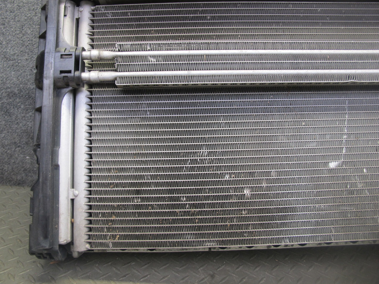07-13 BMW E90 E93 335i N54 Engine Radiator AC Condenser Intercooler Assy 64K OEM