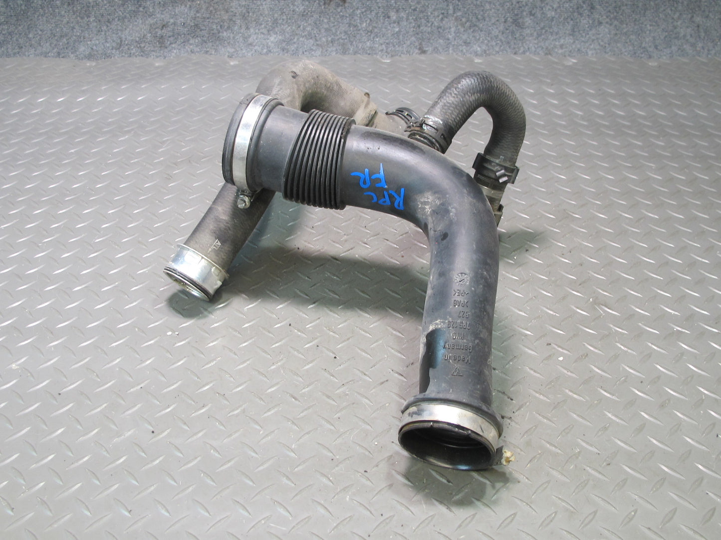 11-18 Porsche Cayenne 958 4.8L Turbo Left Right Intercooler Hose Pipe Line Set