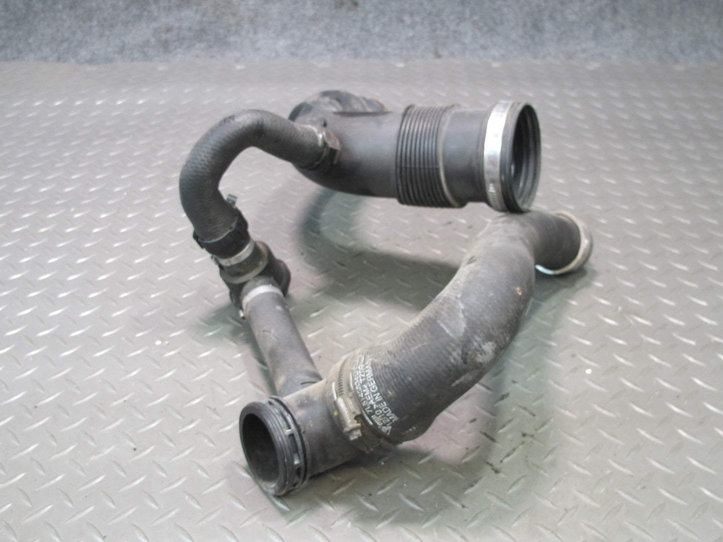 11-18 Porsche Cayenne 958 4.8L Turbo Left Right Intercooler Hose Pipe Line Set