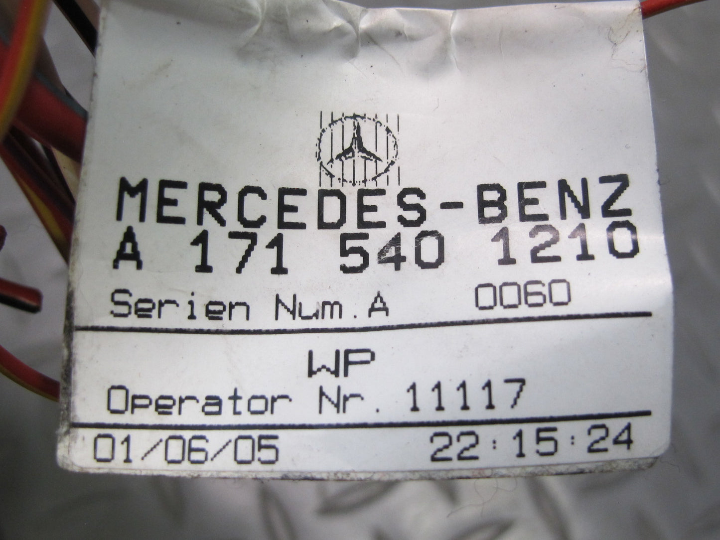 05-11 Mercedes R171 Slk-class Dash Fuse Box Module OEM