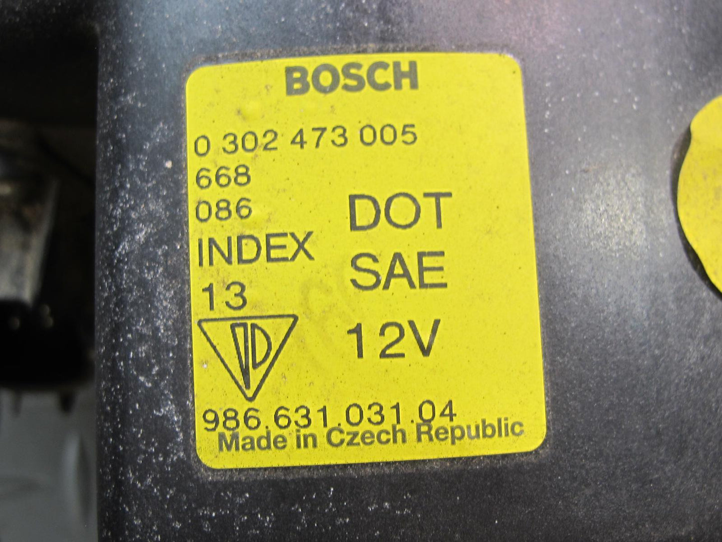 1997-2002 Porsche Boxster 986 Front Left Side Halogen Headlight Lamp 98663103104