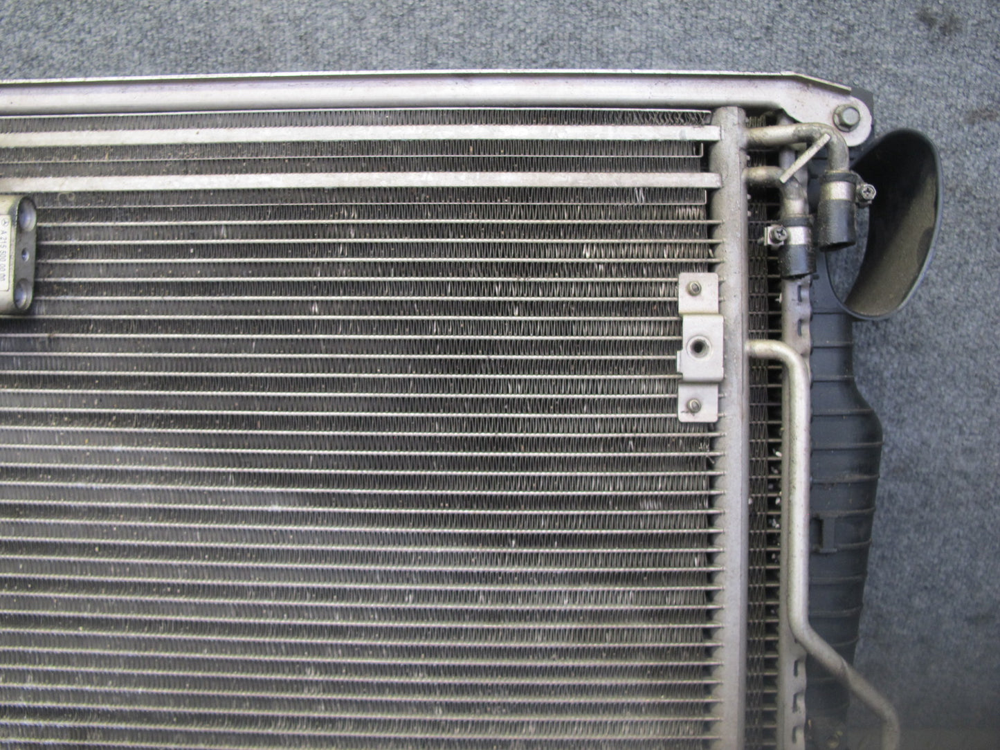 03-06 Mercedes R230 SL500 Engine Radiator Condenser w Oil Cooler OEM