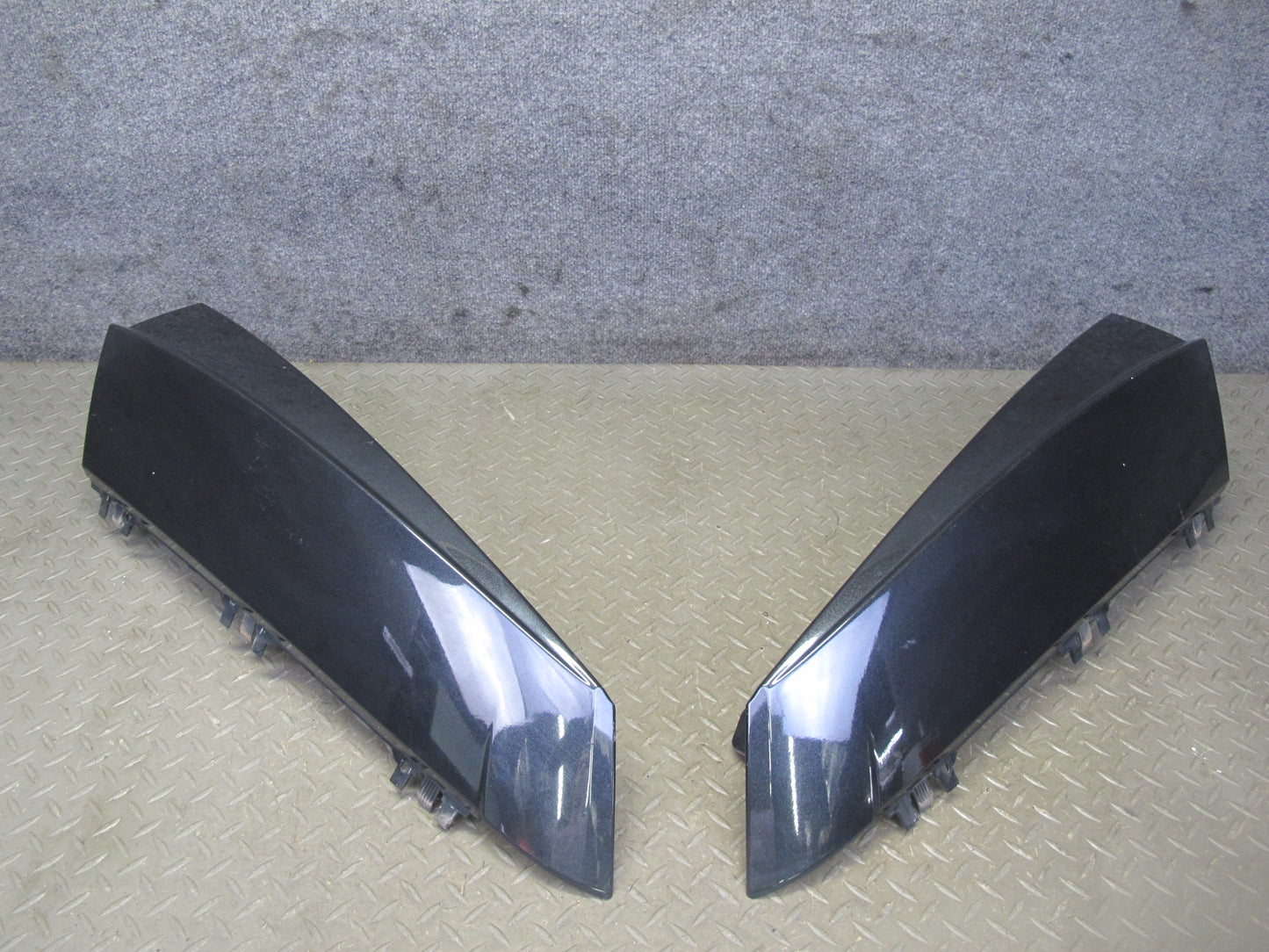 2007-2014 Cadillac Escalade Rear Exterior D Pillar Trim Molding Panel Set of 2