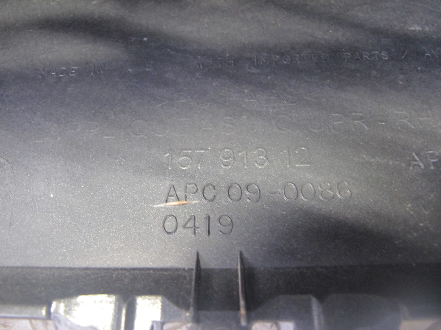 2007-2014 Cadillac Escalade Rear Exterior D Pillar Trim Molding Panel Set of 2