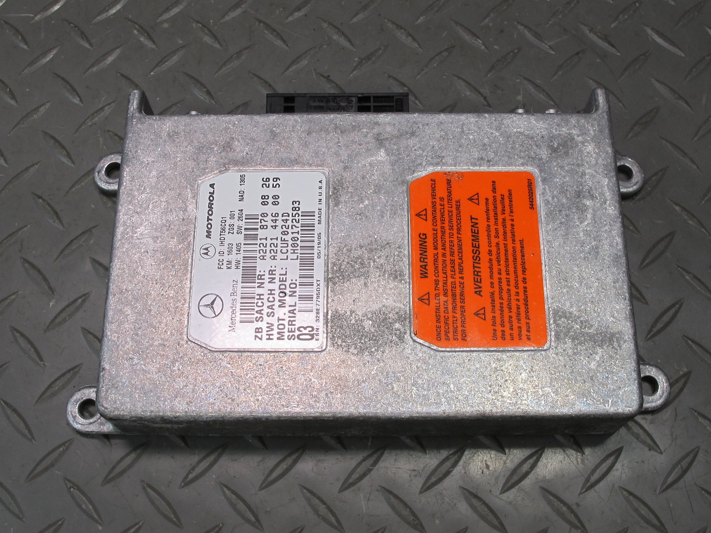 05-11 Mercedes R171 Slk-class Voice Communication Control Module 2218700826 OEM