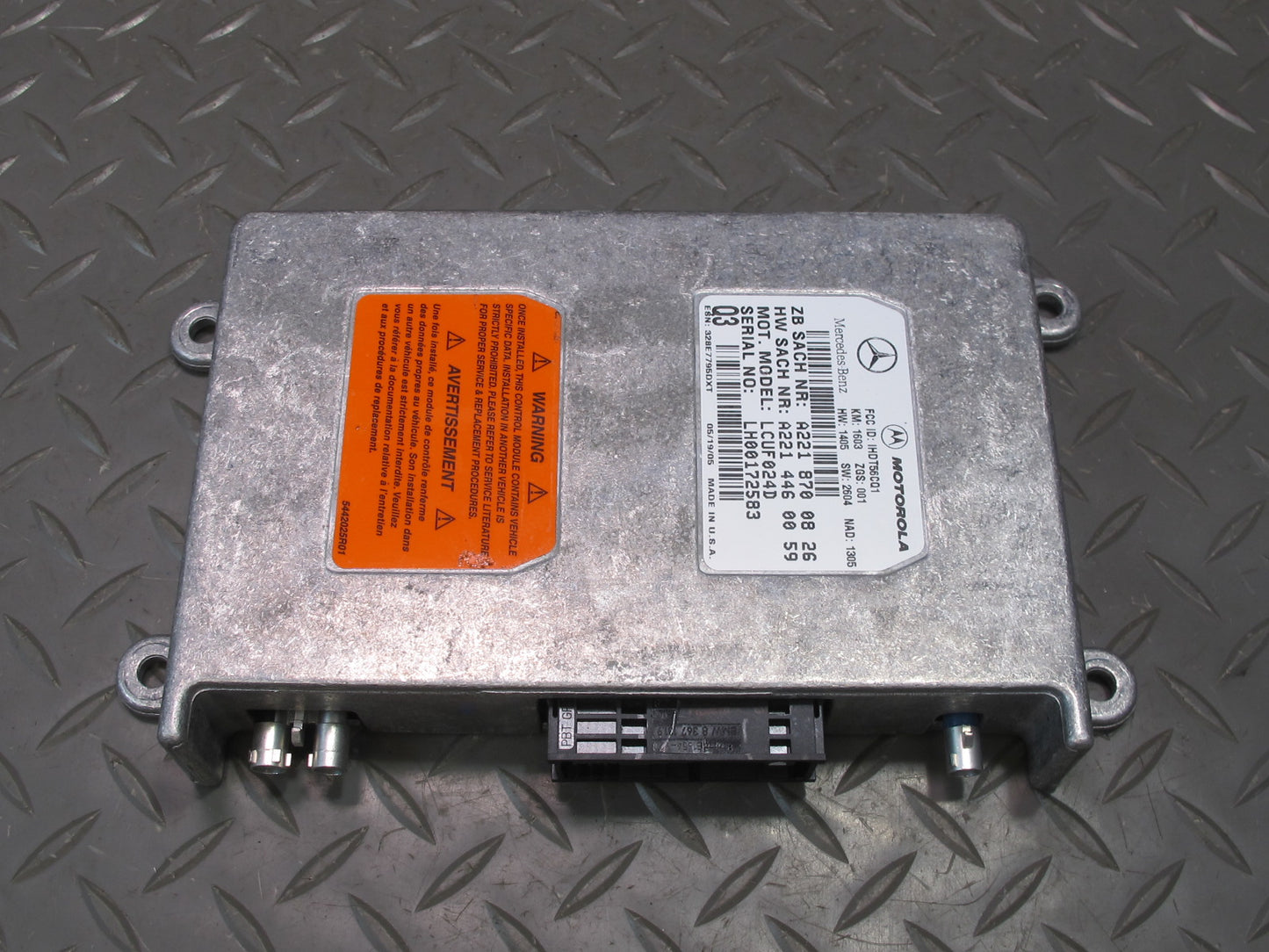 05-11 Mercedes R171 Slk-class Voice Communication Control Module 2218700826 OEM