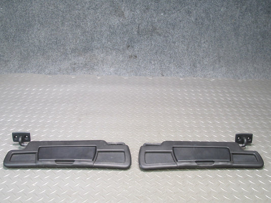 05-11 Mercedes R171 Slk-class Set of 2 Front Right & Left Sun Visor Black OEM