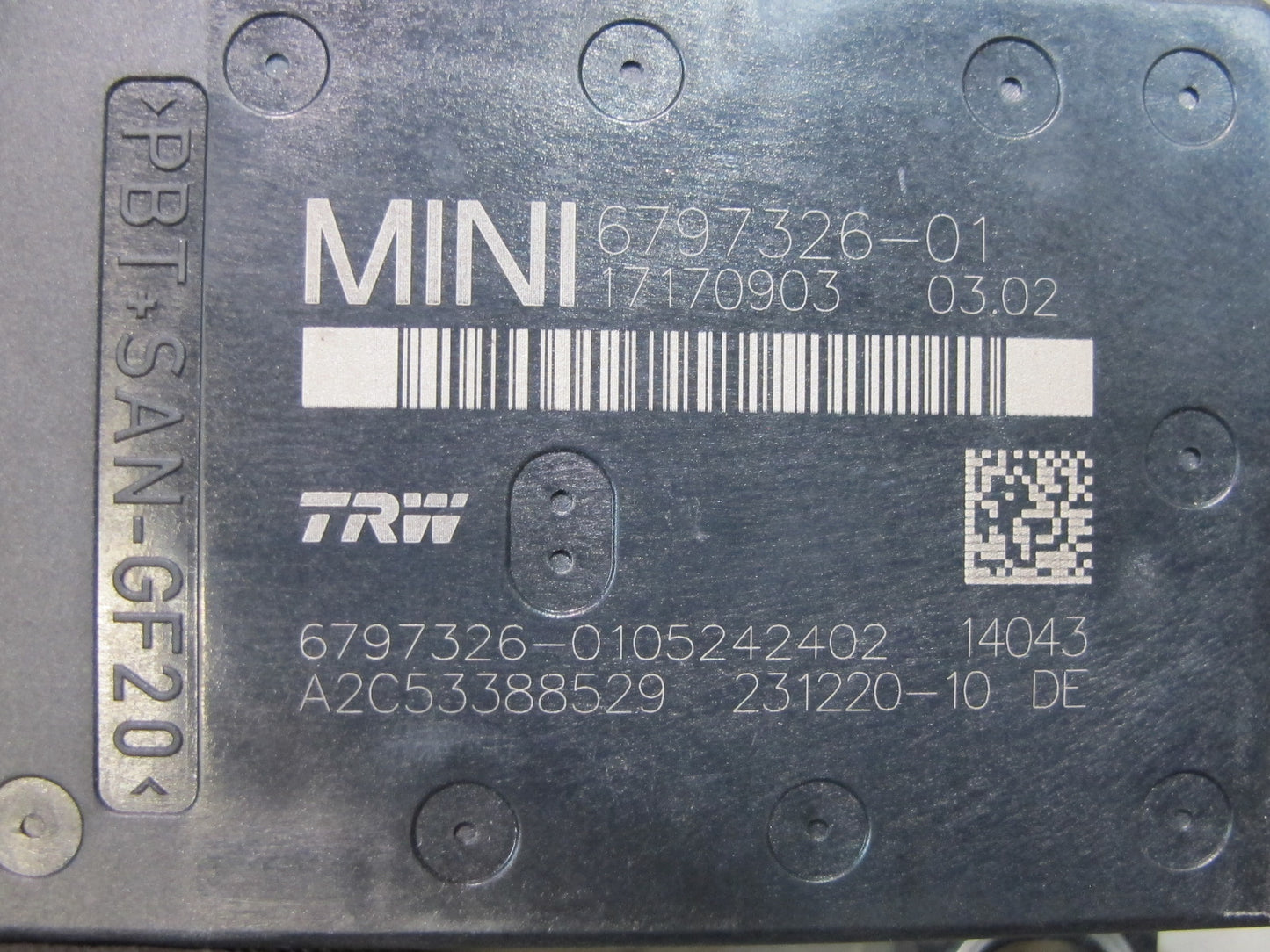 11-15 Mini Cooper R60 R61 YAW Turn Rate Acceleration Speed Sensor 6797326 OEM