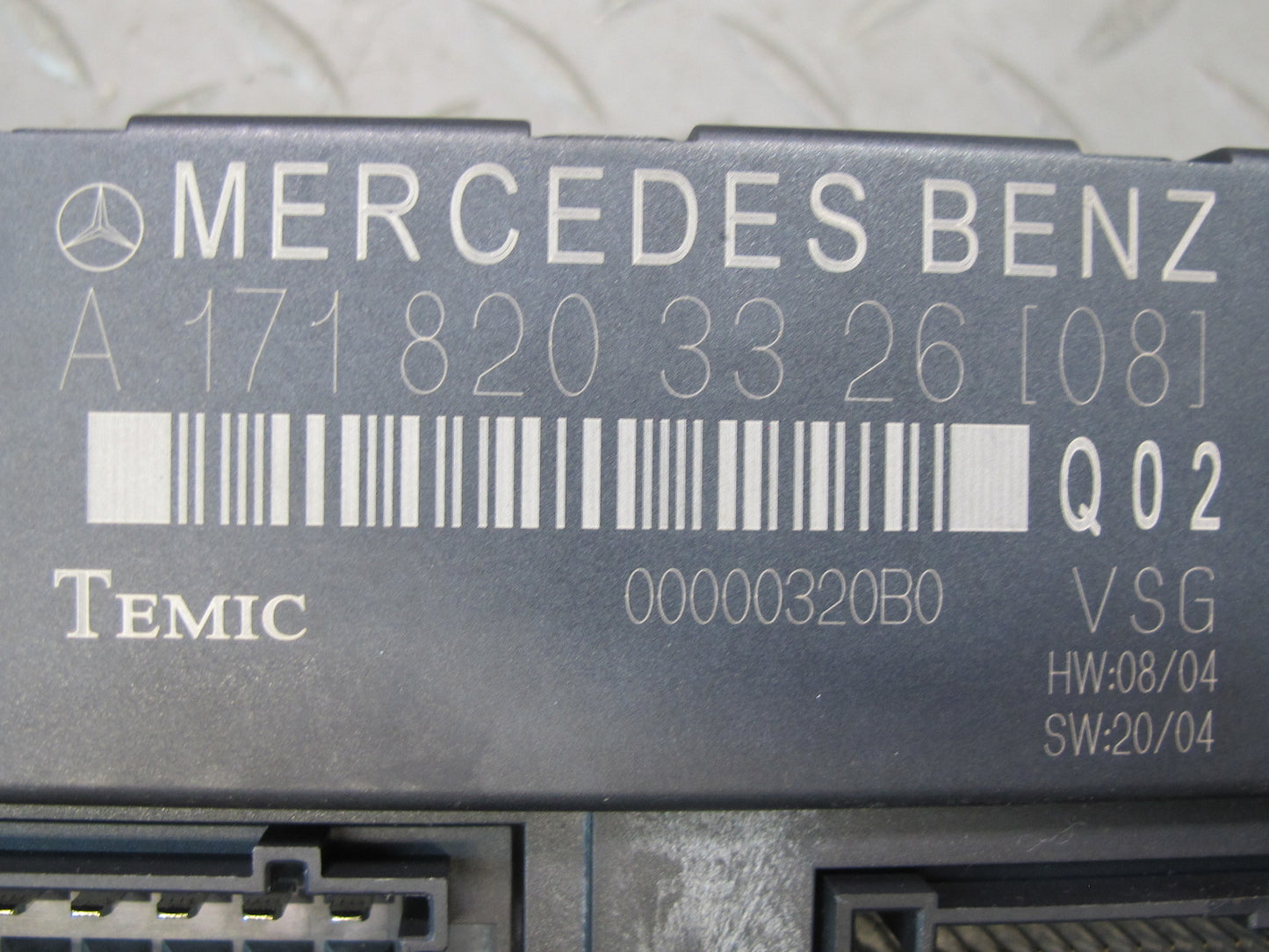 05-11 Mercedes R171 Slk-class Convertible TOP Roof Control Module 1718203326 OEM