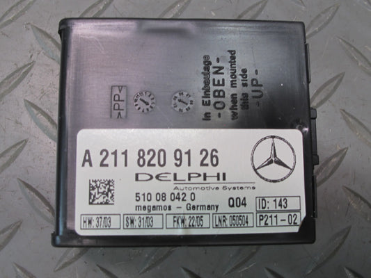 05-08 Mercedes R171 Slk-class Anti Theft Control Module 2118209126 OEM