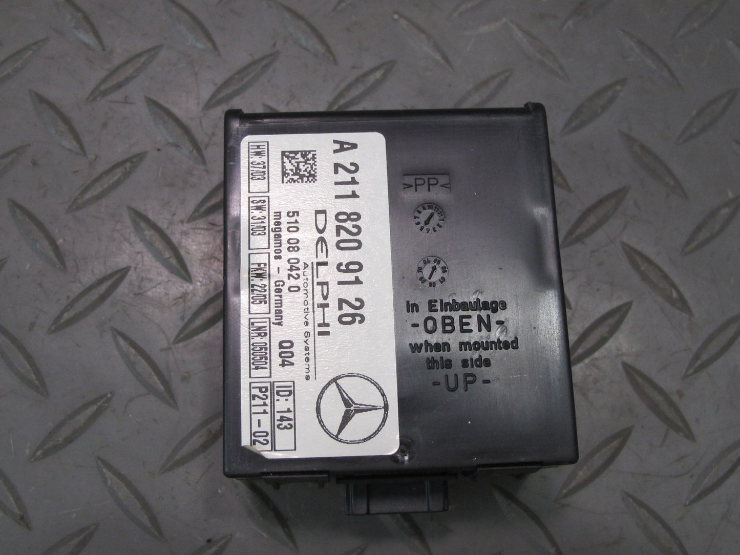 05-08 Mercedes R171 Slk-class Anti Theft Control Module 2118209126 OEM