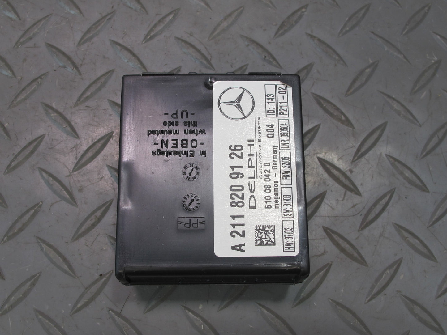 05-08 Mercedes R171 Slk-class Anti Theft Control Module 2118209126 OEM
