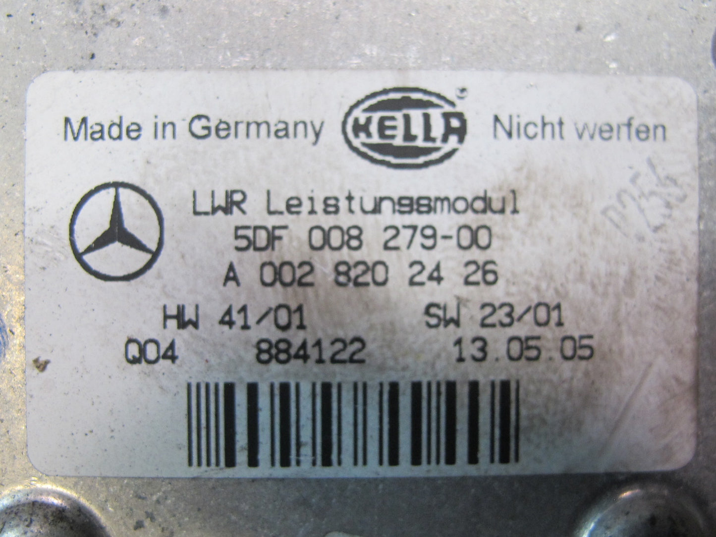 05-08 Mercedes R171 Slk-class Xenon Headlight Ballast Module 0028202426 OEM