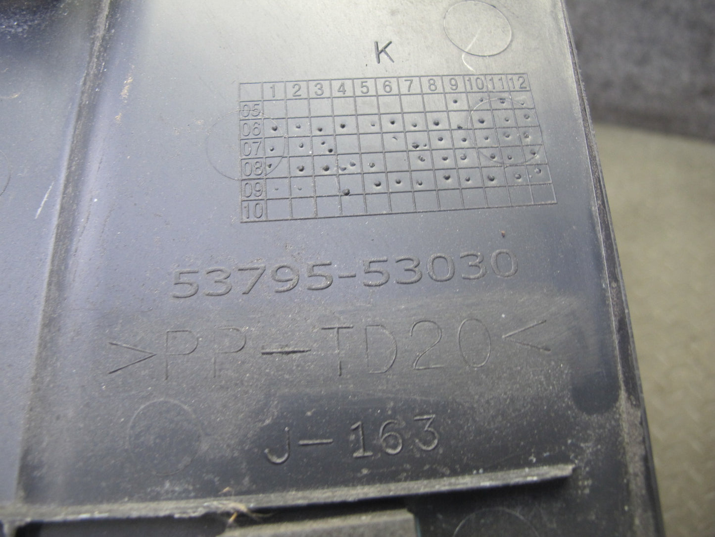 10-13 Lexus GSE20L IS250 Set of 4 Engine Bay Shield Cover Trim OEM