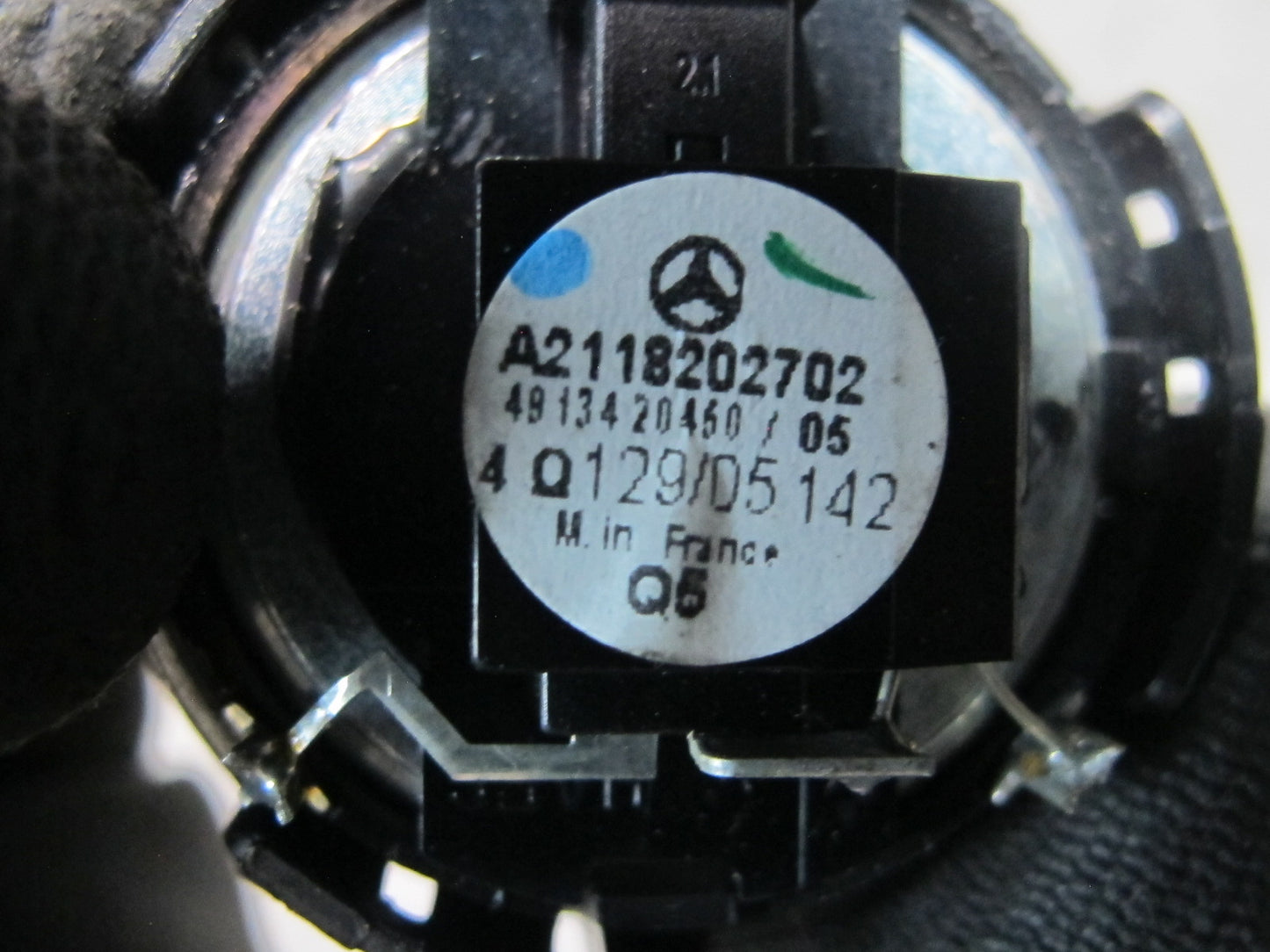 05-11 Mercedes R171 Slk-class Set of 2 Left & Right Door Tweeter Speaker OEM