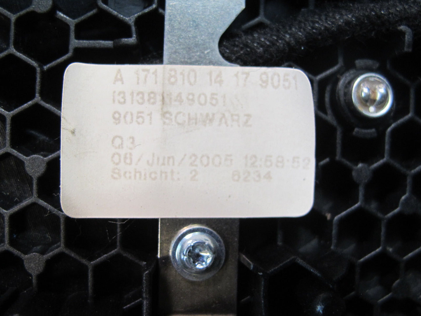 05-11 Mercedes R171 Slk-class Auto Dim Interior Rear View Mirror 1718101417 OEM