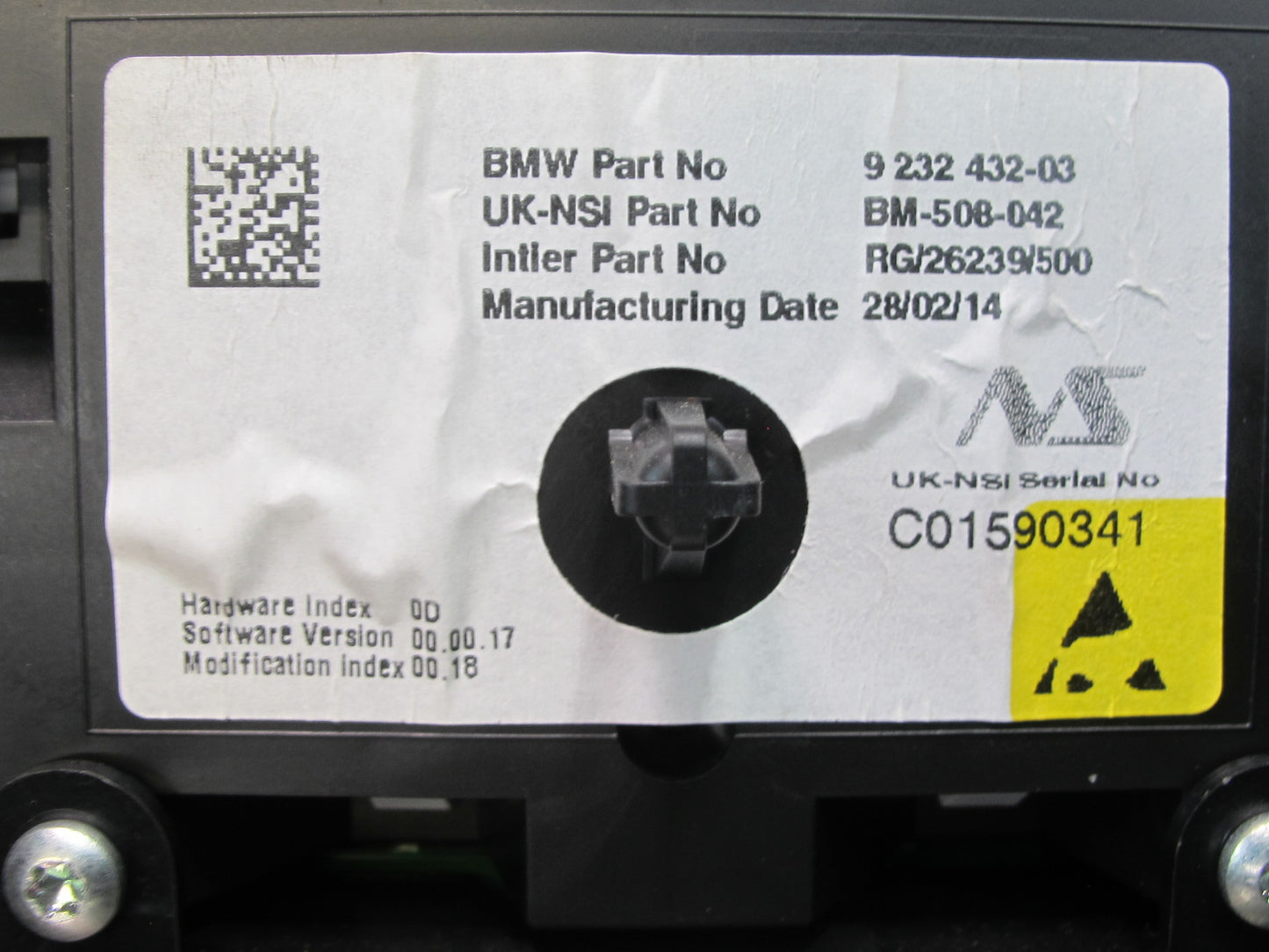 11-15 Mini Cooper S R60 R61 Speedometer Radio Boost CD Player Receiver Assy OEM