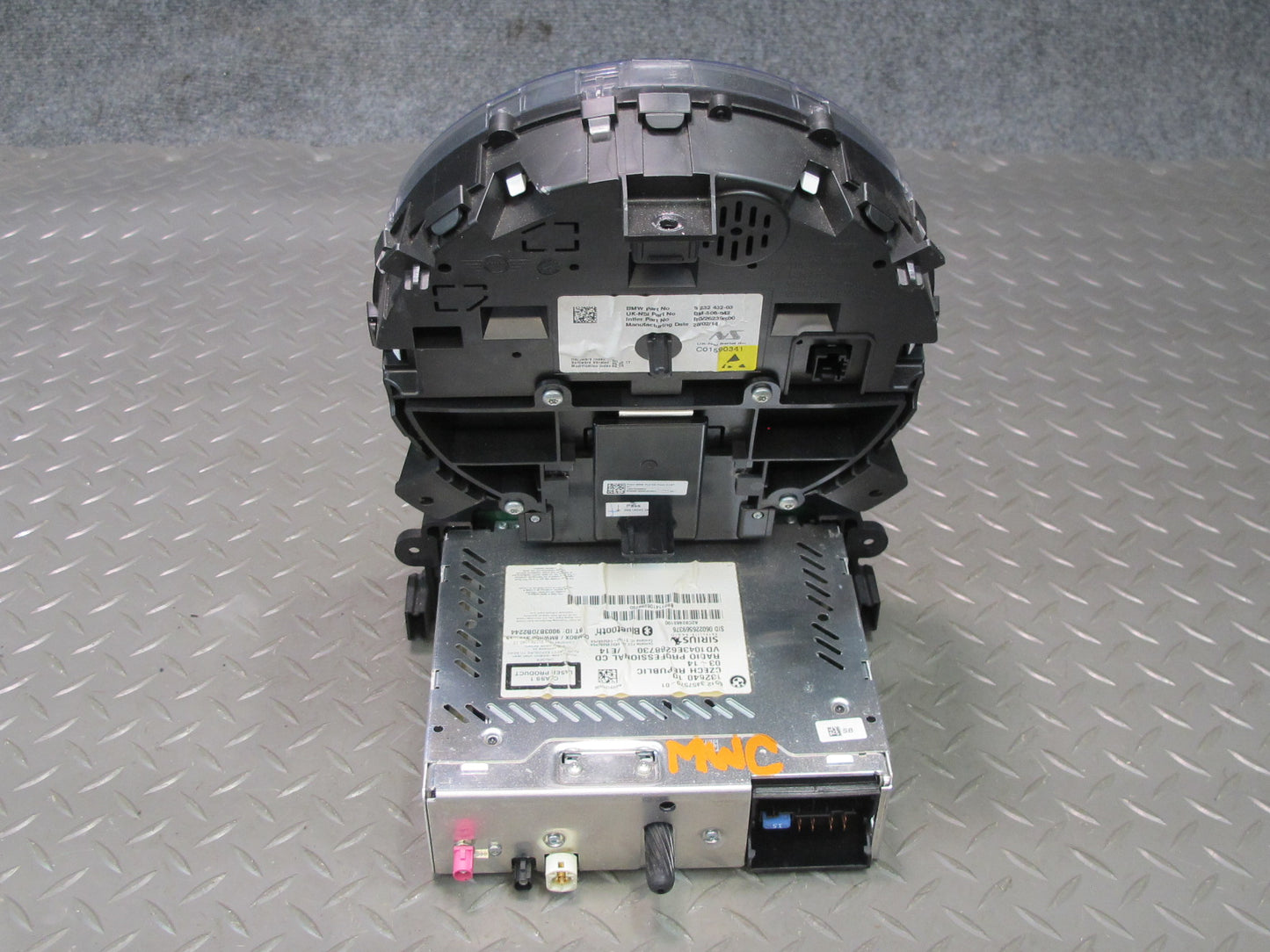 11-15 Mini Cooper S R60 R61 Speedometer Radio Boost CD Player Receiver Assy OEM