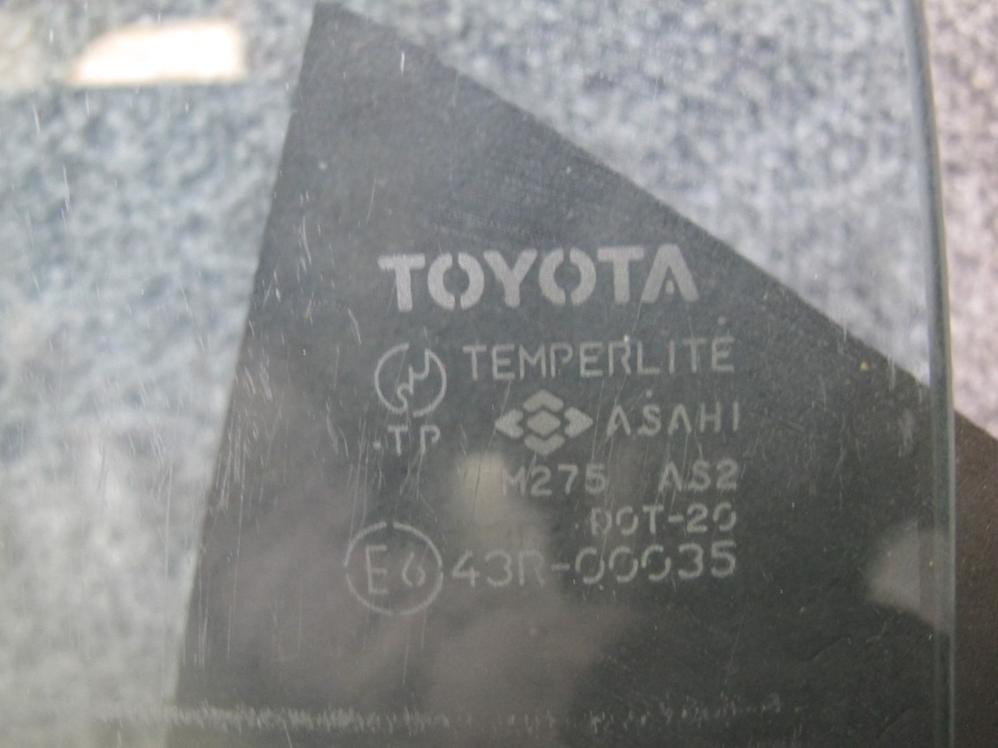 85-89 Toyota MR2 AW15 Front Left Driver Door Window Glass OEM