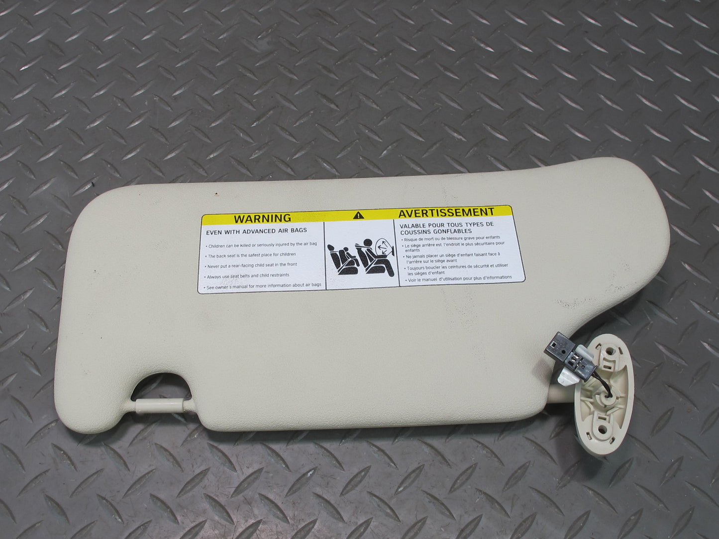 11-15 Mini Cooper S R60 R61 Countryman Set of 3 Sun Visor Light Beige OEM