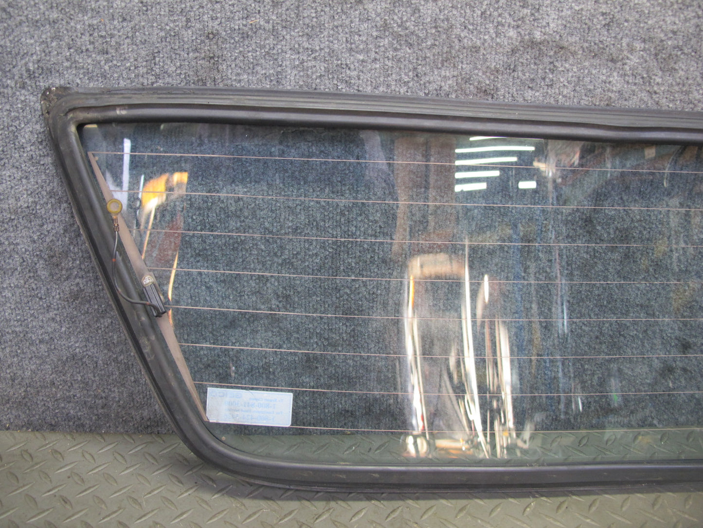 85-89 Toyota MR2 AW15 Rear Window Glass w Defrost OEM