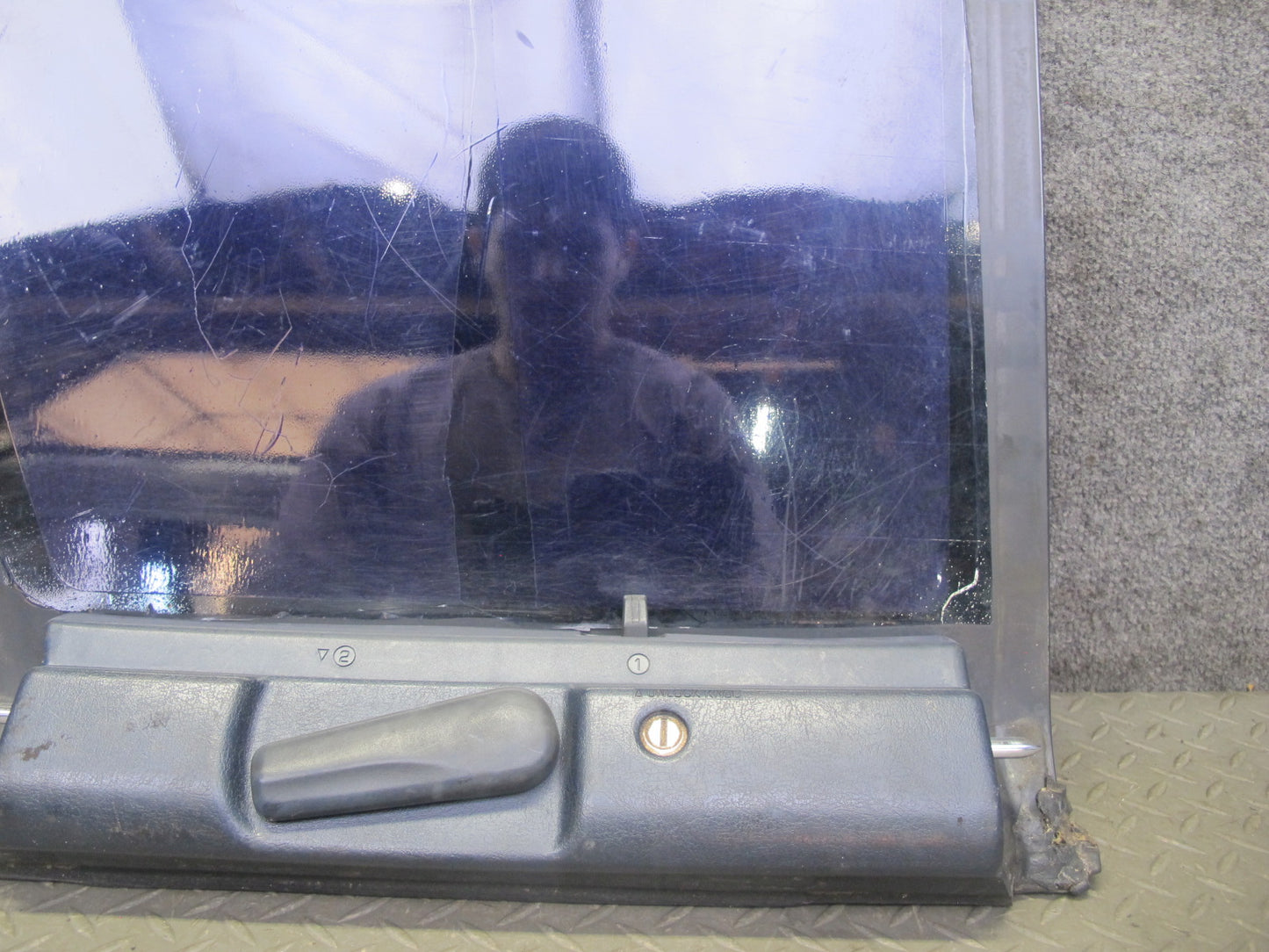 85-89 Toyota MR2 AW15 Front Right T-top Roof Glass Panel Tinted w Lock Latch OEM