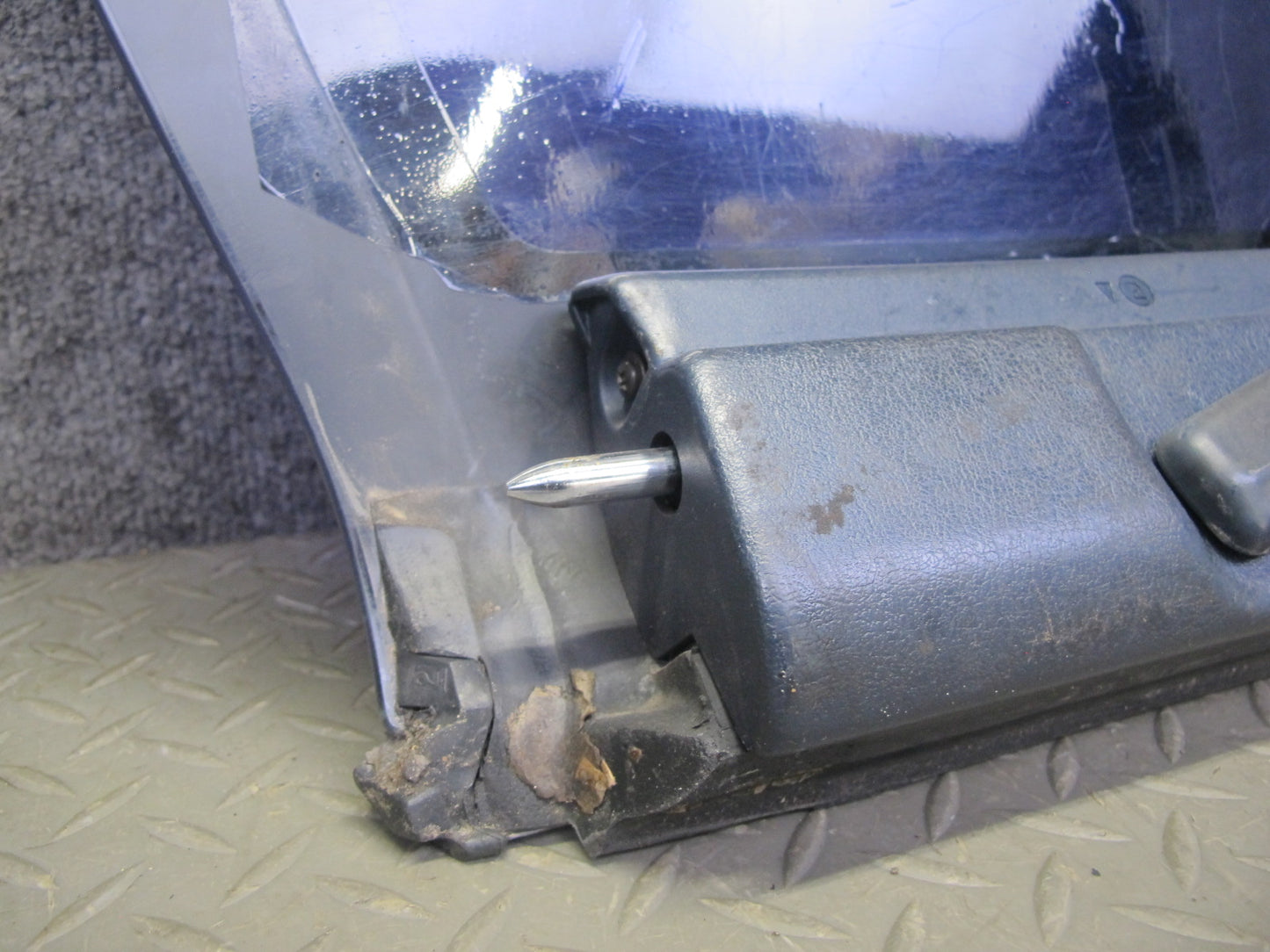 85-89 Toyota MR2 AW15 Front Right T-top Roof Glass Panel Tinted w Lock Latch OEM