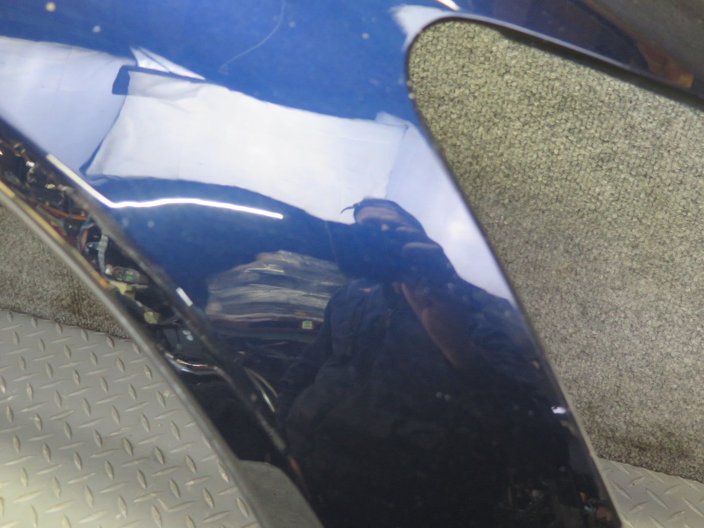 04-06 Lexus UCF30L LS430 Front Right Fender Shell Panel Cover Dark Blue OEM