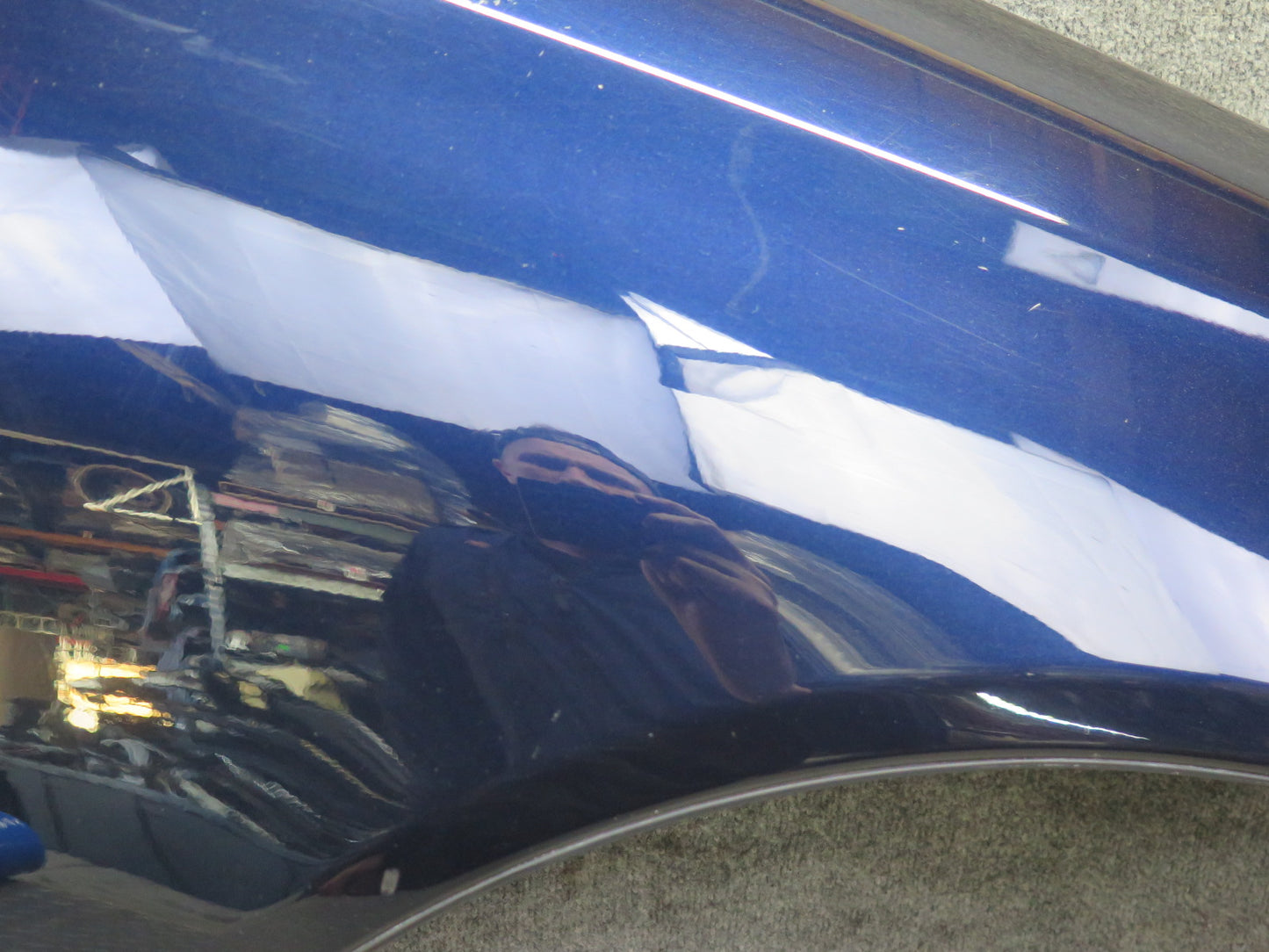 04-06 Lexus UCF30L LS430 Front Right Fender Shell Panel Cover Dark Blue OEM