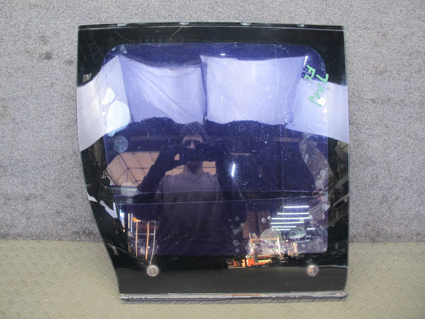 85-89 Toyota MR2 AW15 Front Left T-top Roof Glass Panel Tinted w Lock Latch OEM