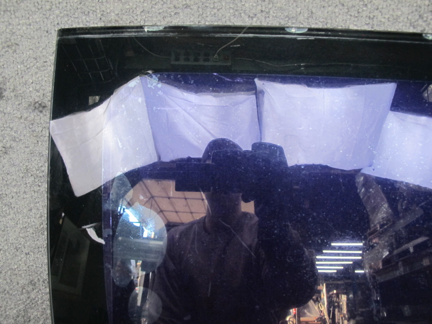 85-89 Toyota MR2 AW15 Front Left T-top Roof Glass Panel Tinted w Lock Latch OEM