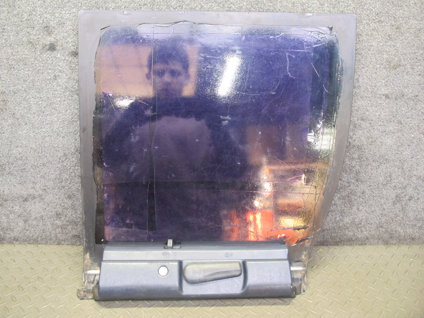 85-89 Toyota MR2 AW15 Front Left T-top Roof Glass Panel Tinted w Lock Latch OEM