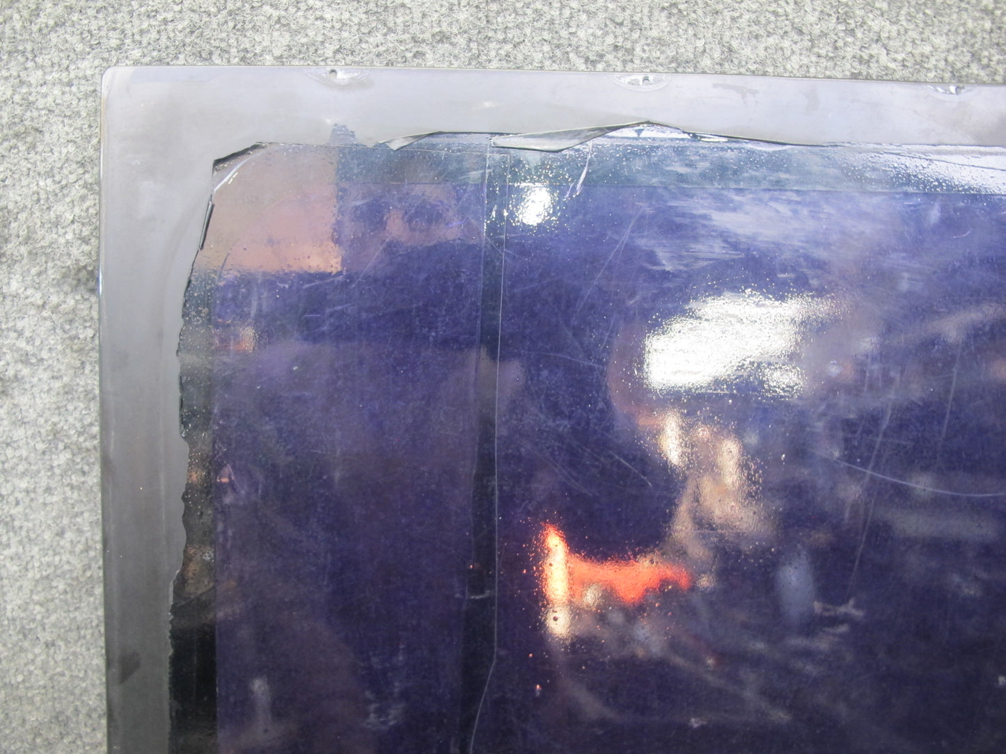 85-89 Toyota MR2 AW15 Front Left T-top Roof Glass Panel Tinted w Lock Latch OEM