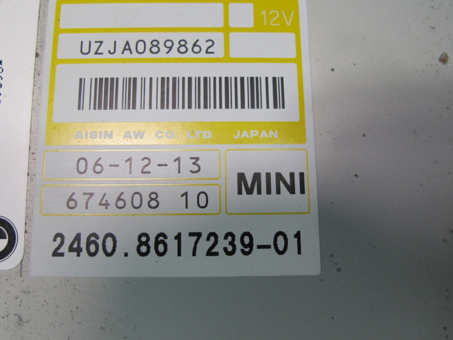 11-15 Mini Cooper S R60 R61 Automatic Transmission Control Module 8617239 OEM