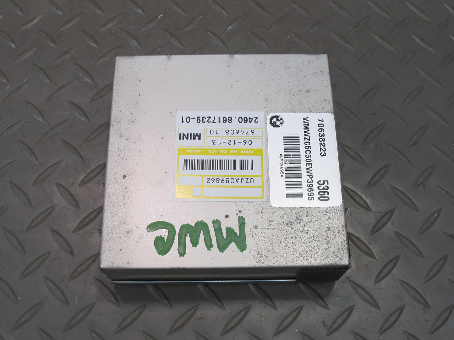 11-15 Mini Cooper S R60 R61 Automatic Transmission Control Module 8617239 OEM