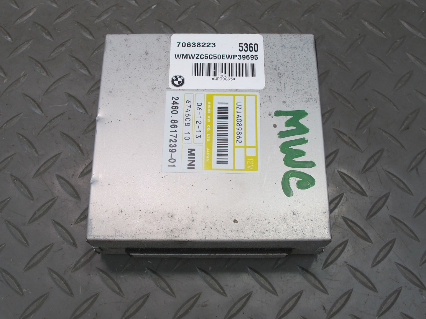 11-15 Mini Cooper S R60 R61 Automatic Transmission Control Module 8617239 OEM