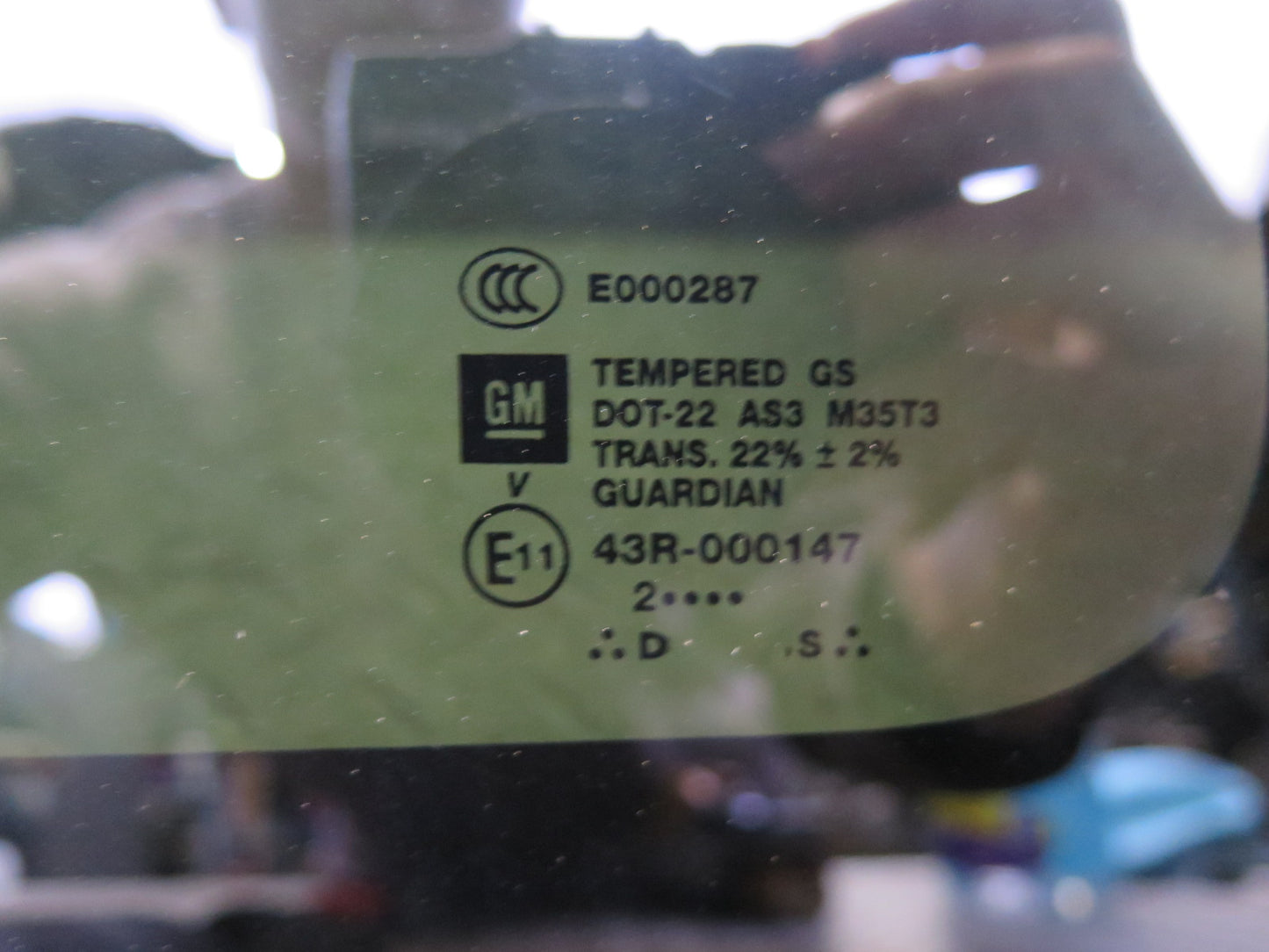 2007-2014 Cadillac Escalade Rear Left Quarter Glass Window