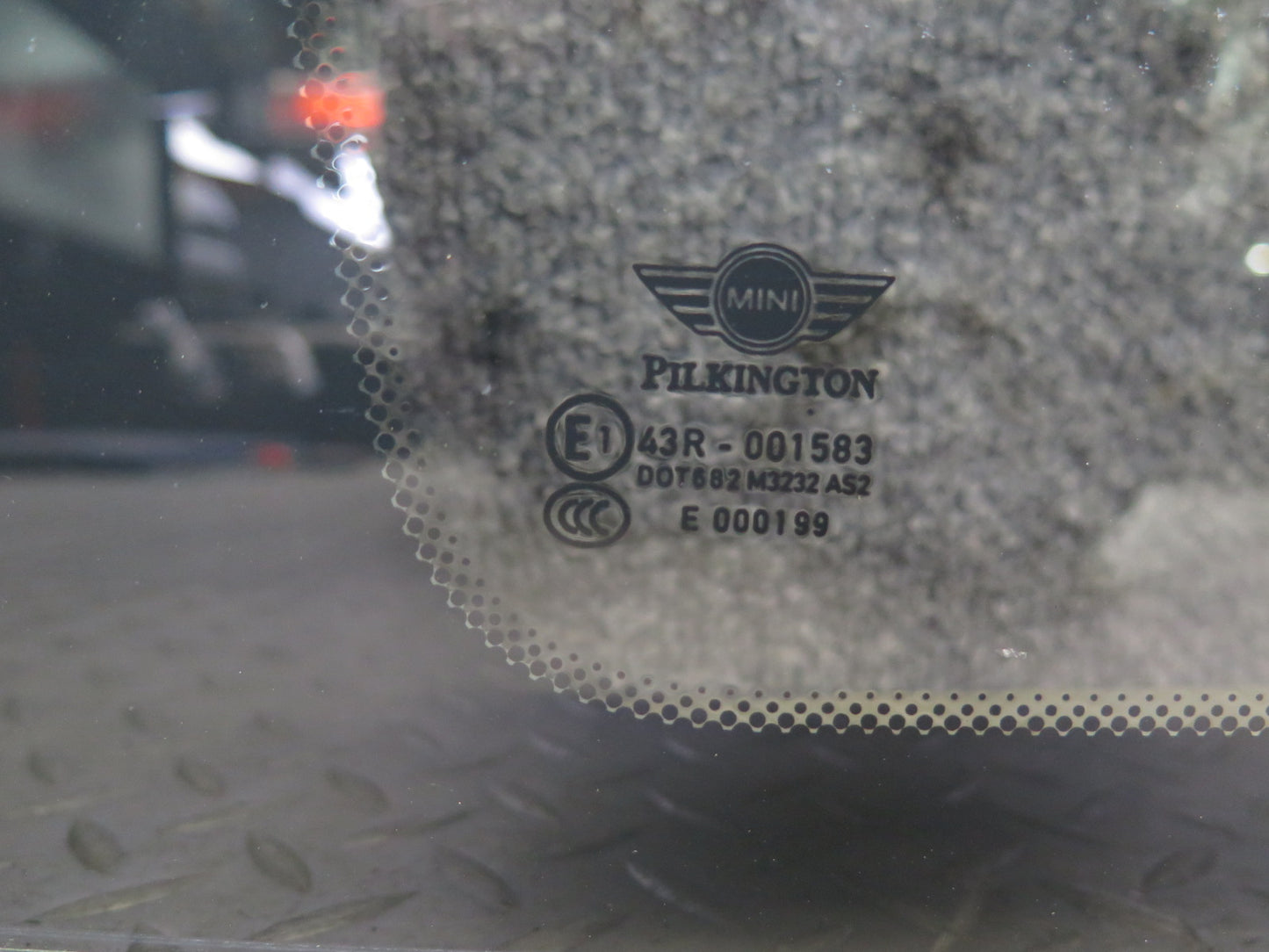 11-15 Mini Cooper R60 Countryman Rear Left Quarter Glass Window OEM