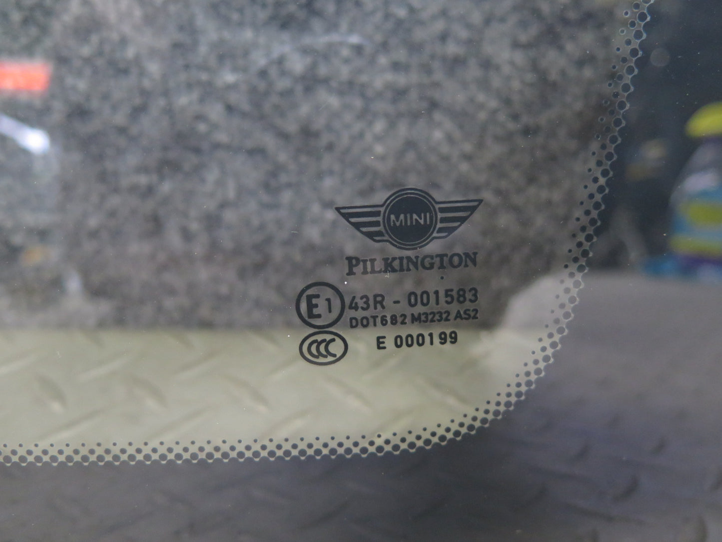 11-15 Mini Cooper R60 Countryman Rear Right Quarter Glass Window OEM