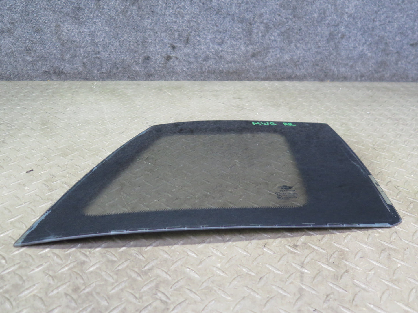 11-15 Mini Cooper R60 Countryman Rear Right Quarter Glass Window OEM
