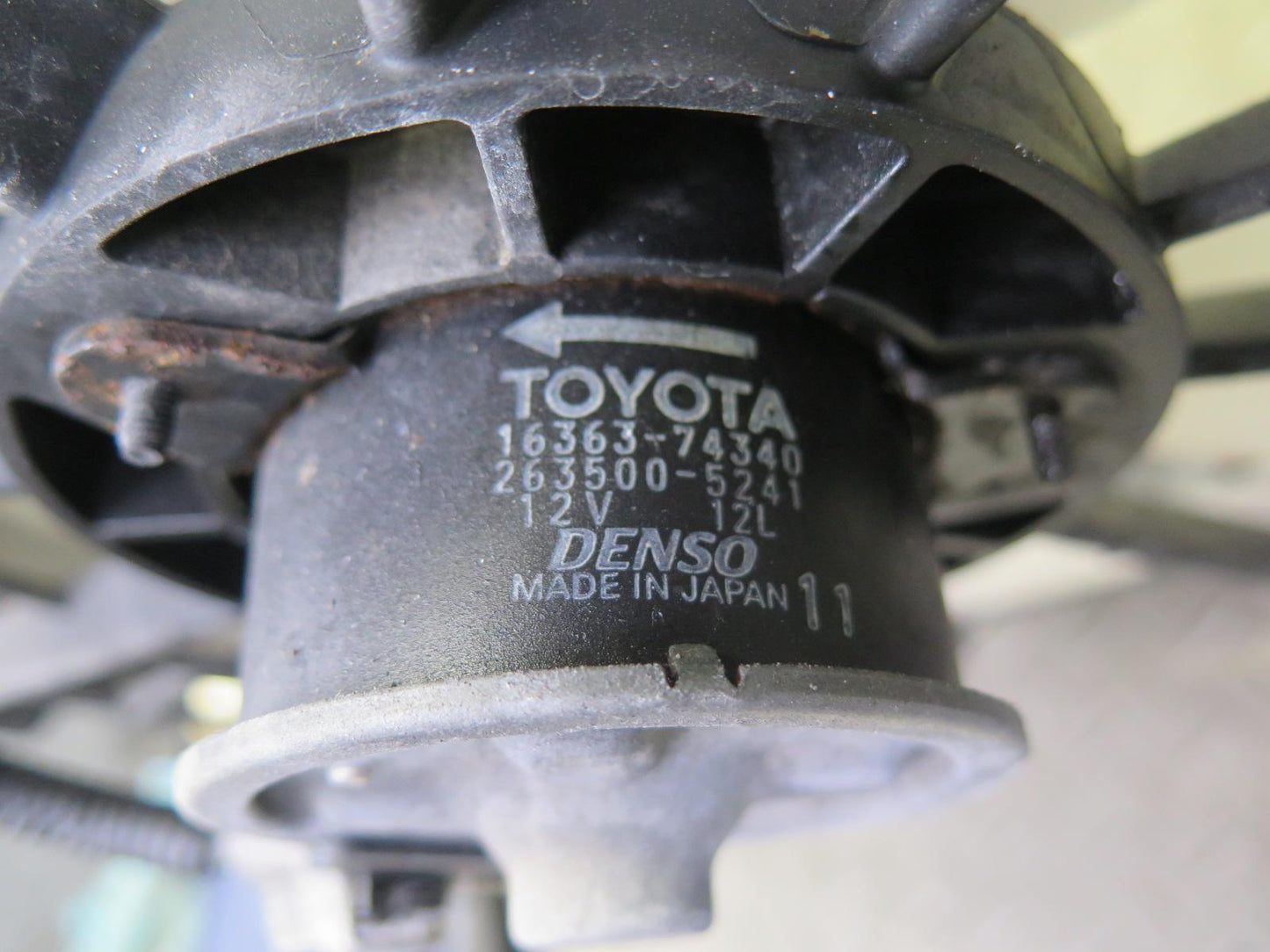 09-12 Lexus IS250 Engine Radiator Cooling Dual Fan Motor w Shroud Assy 87K OEM