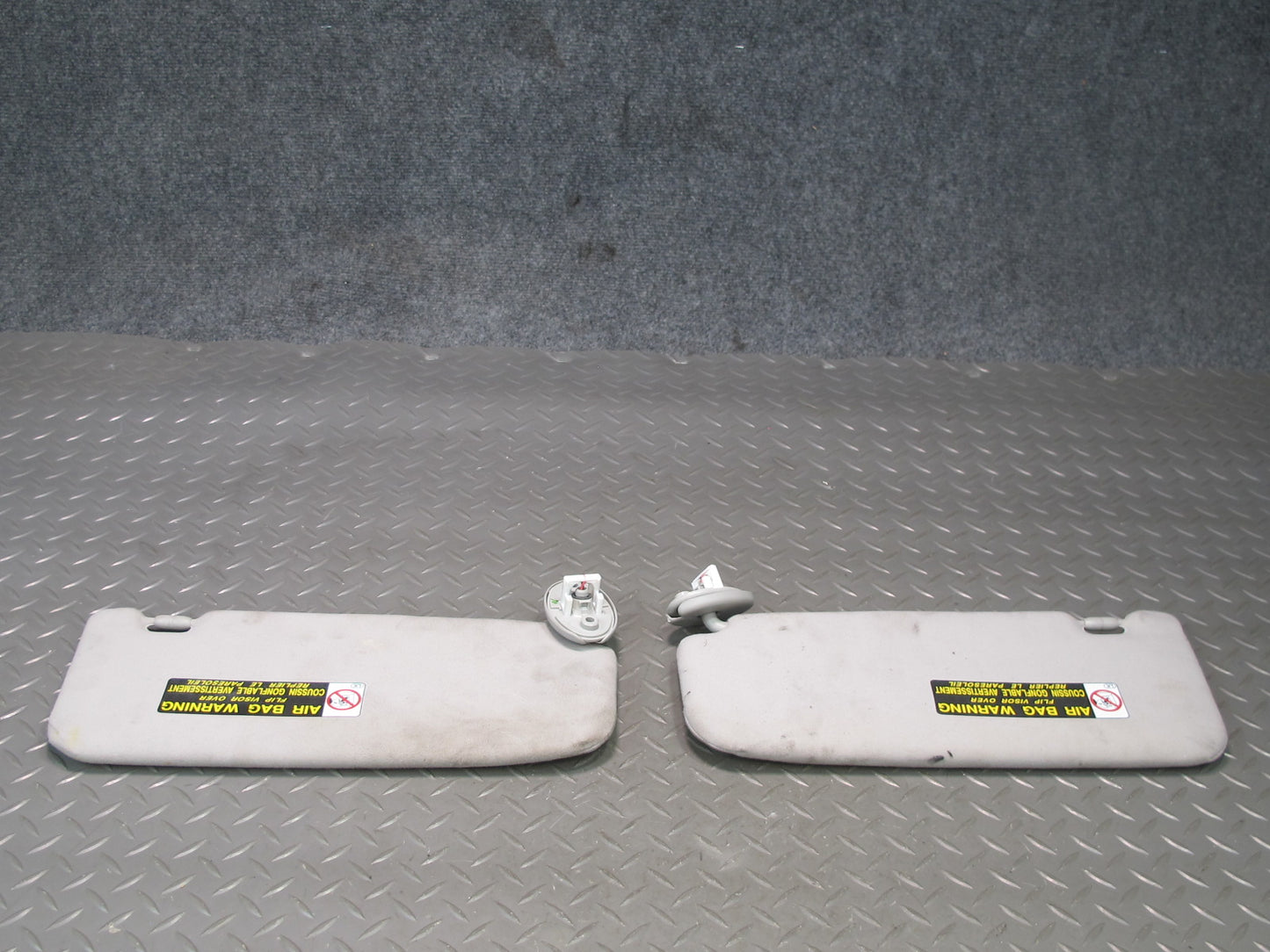 10-13 Lexus IS350 IS250 Convertible Front Left & Right Sun Visor Shade Gray OEM