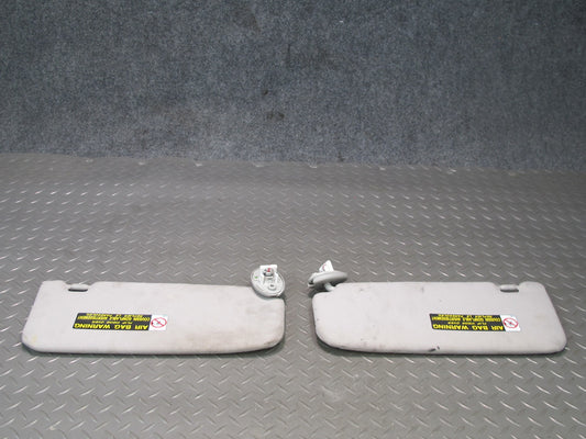 10-13 Lexus IS350 IS250 Convertible Front Left & Right Sun Visor Shade Gray OEM