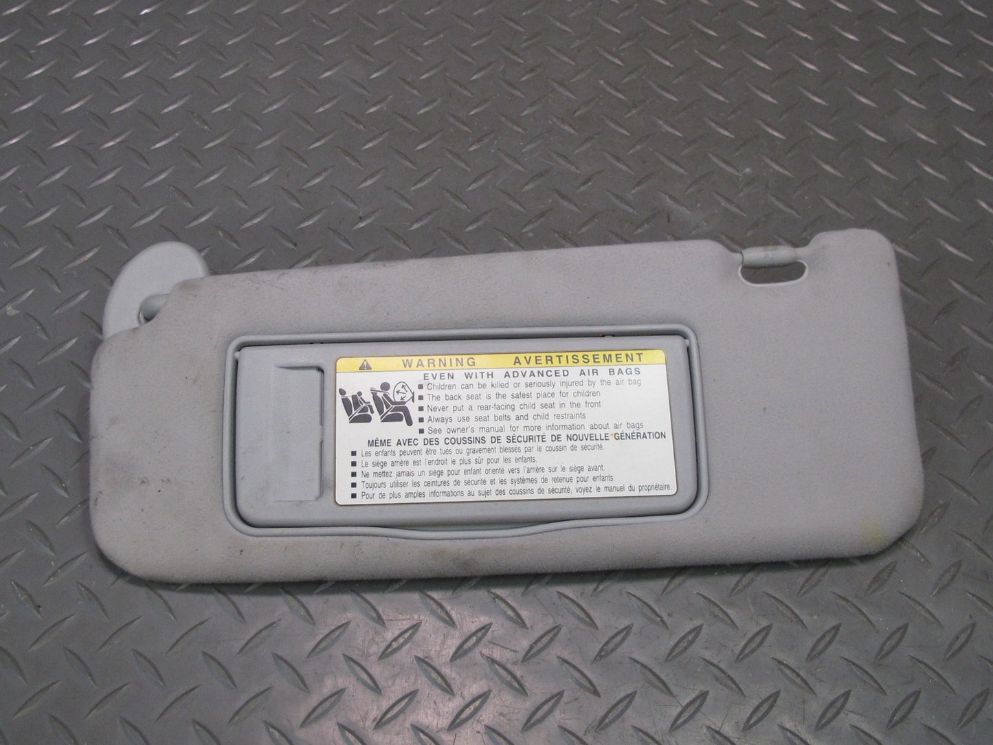 10-13 Lexus IS350 IS250 Convertible Front Left & Right Sun Visor Shade Gray OEM